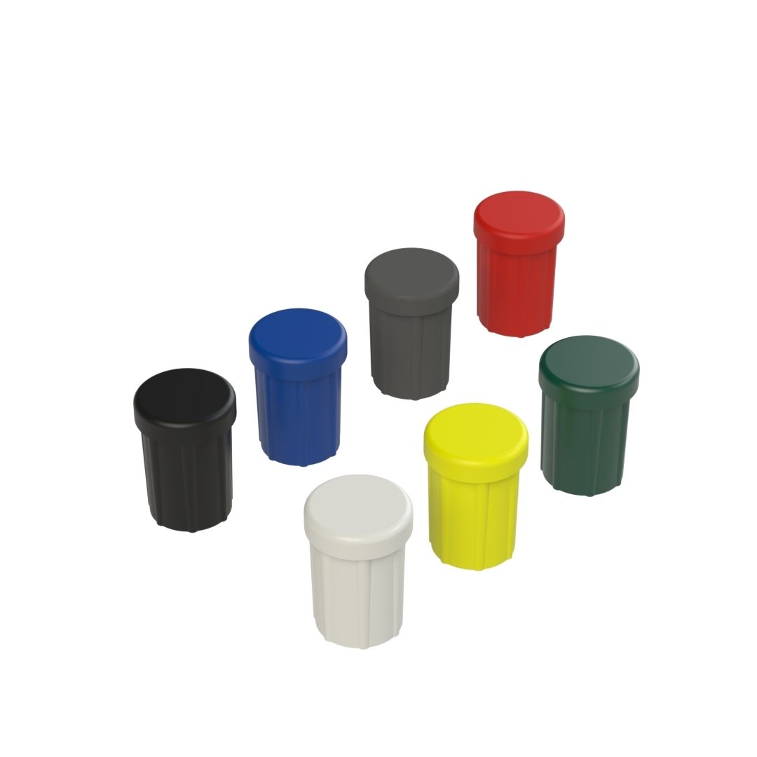 10105 Series Introvert Flat Cap Box Profile Caps