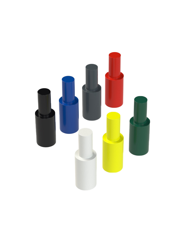 10114 Series Outgoing Connector Flat Cap Pipe Profile Caps