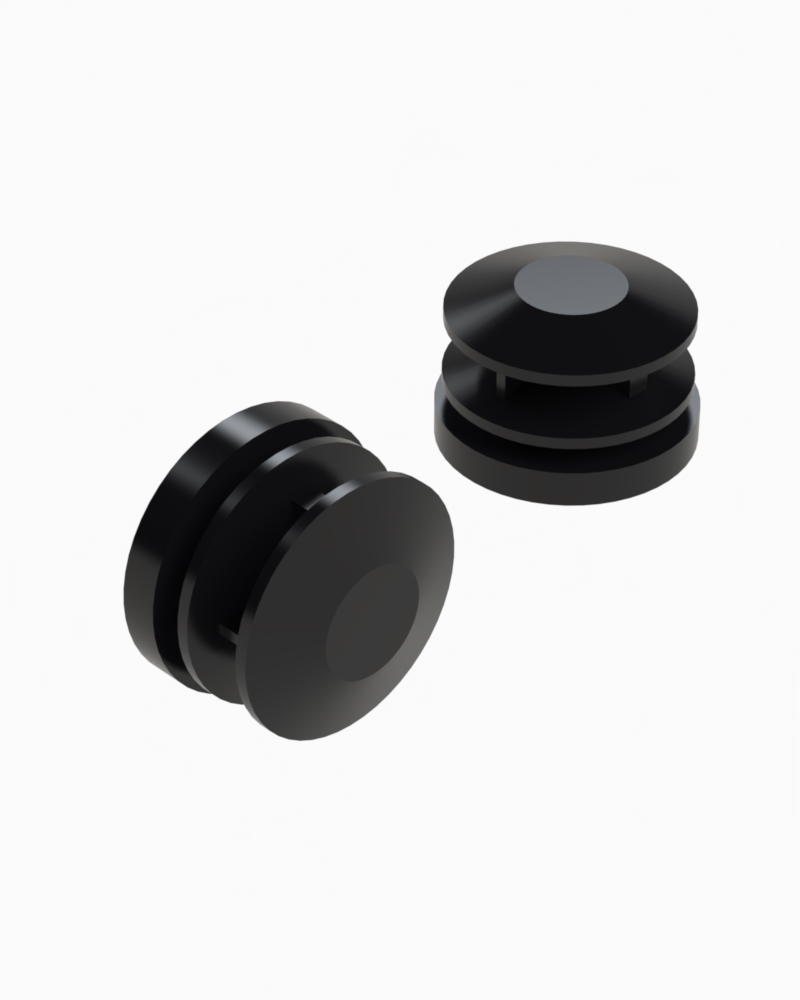 1018 Series Introvert Flat Cap Pipe Profile Caps
