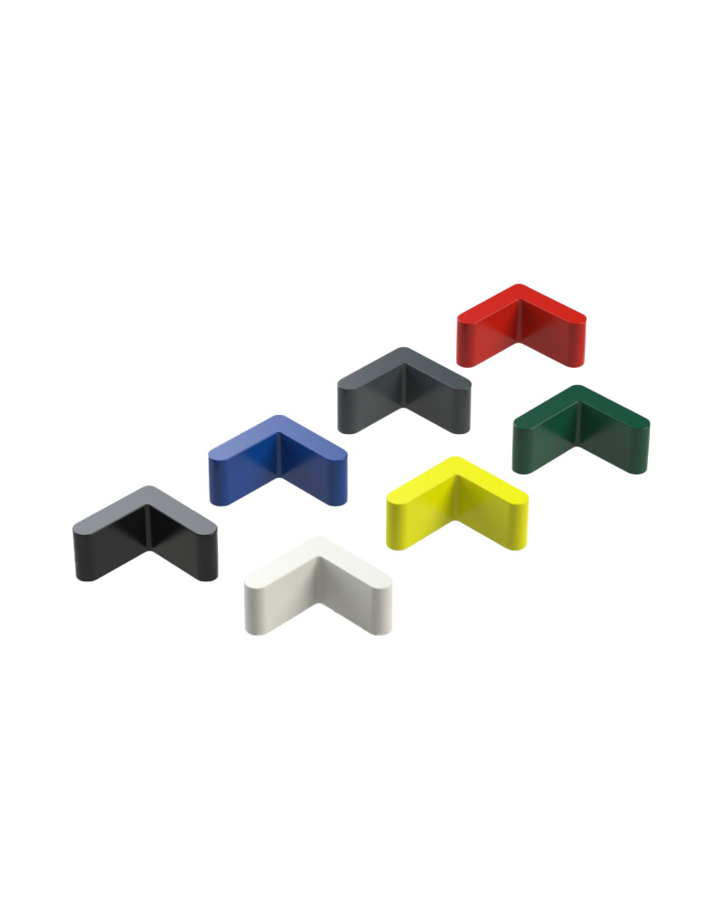 1021 Series Introvert Flat Cap Angle Profile Profile Caps