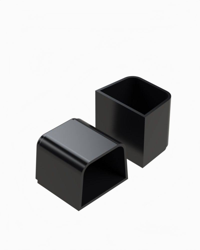 1027 Series Outgoing Connector Flat Cap D Profile Profile Caps
