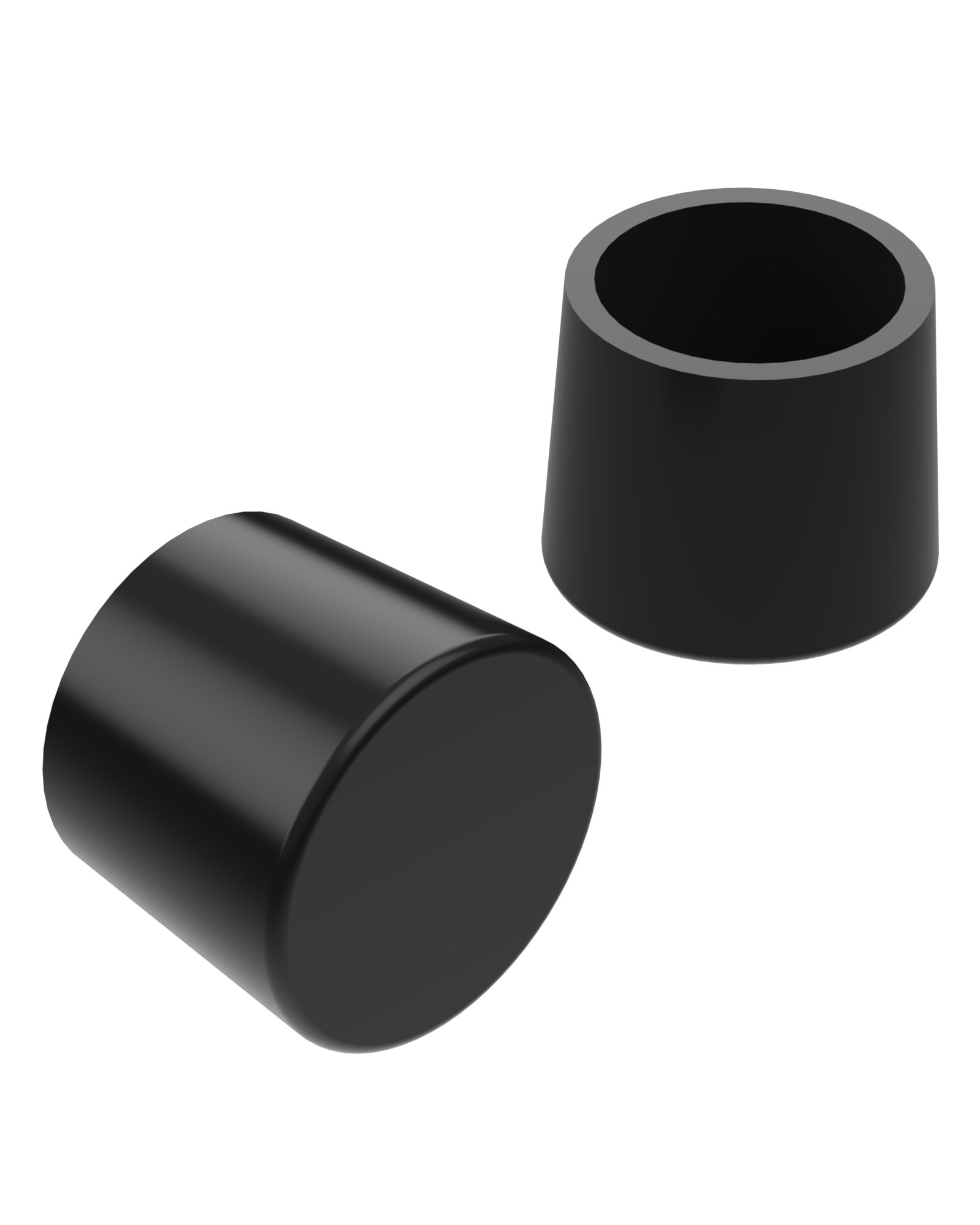 1071 Series Outgoing Connector Flat Cap Pipe Profile Caps