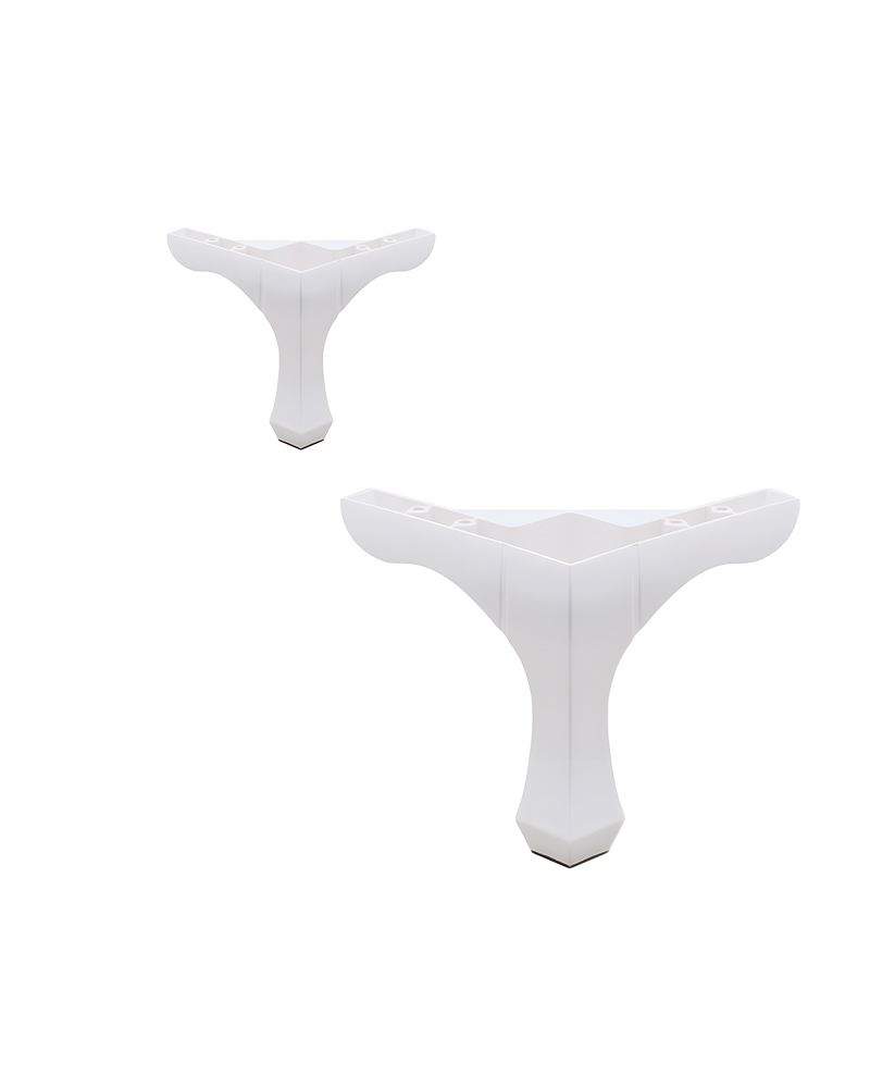 1271 Series Hole Connection Plastic Type Furniture Feet