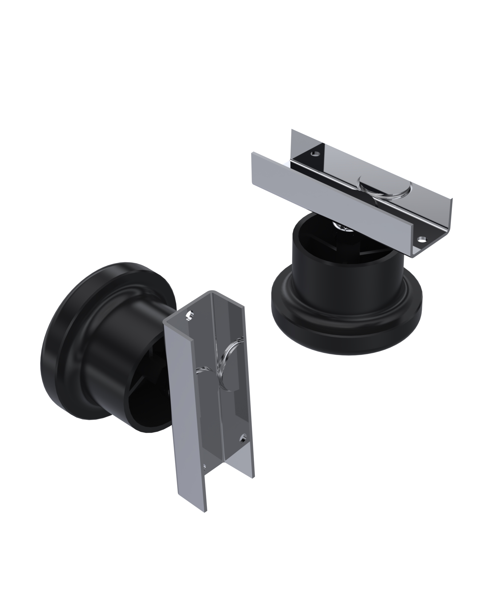 12726 Series Hole Connection Plastic Type Furniture Feet