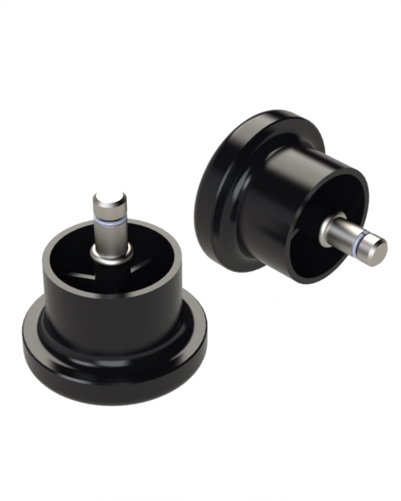 12727 Series Pin Connection Plastic Type Furniture Feet