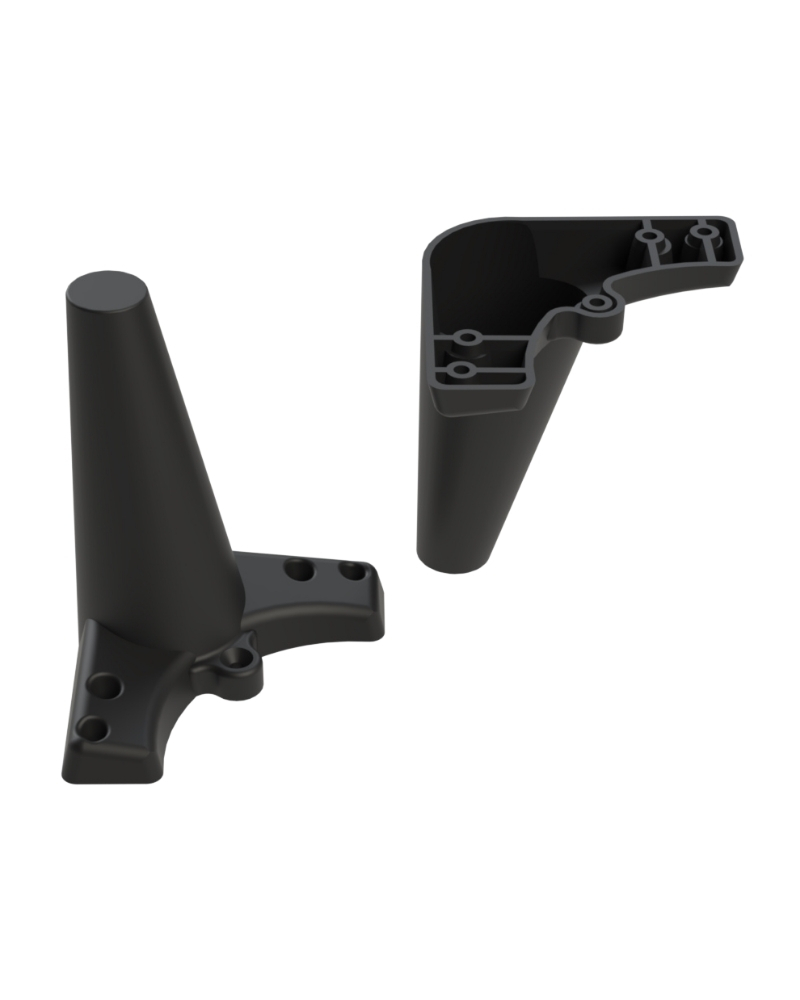 1294 Series Hole Connection Plastic Type Furniture Feet