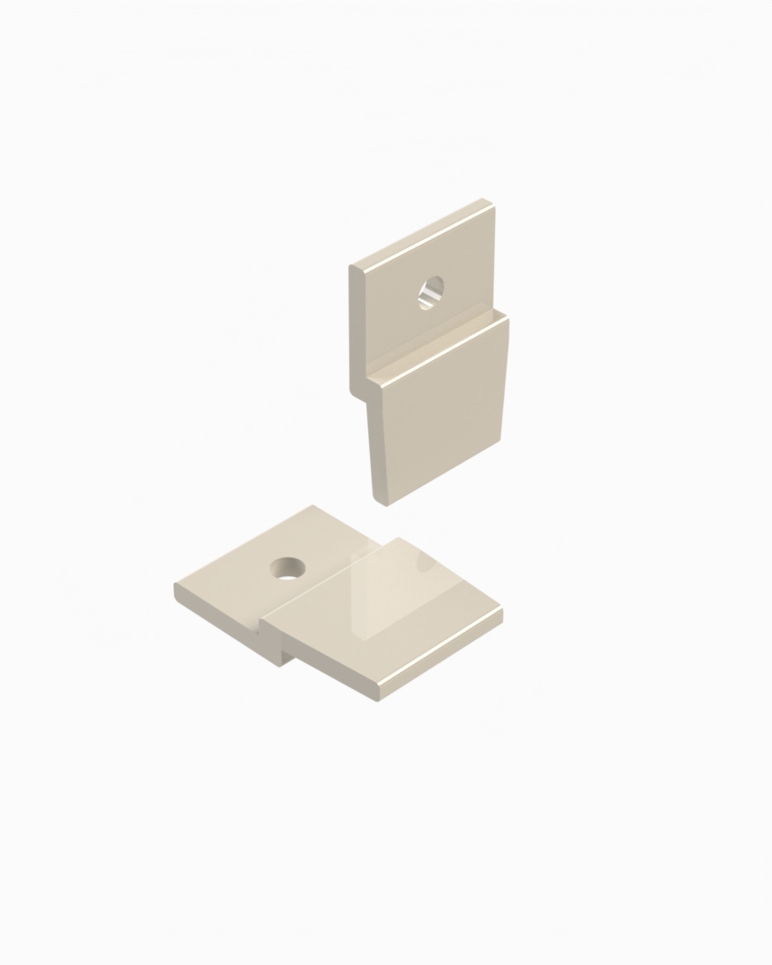 13175 Series Squares , Cabinet Hanger Components Furniture Connection Systems