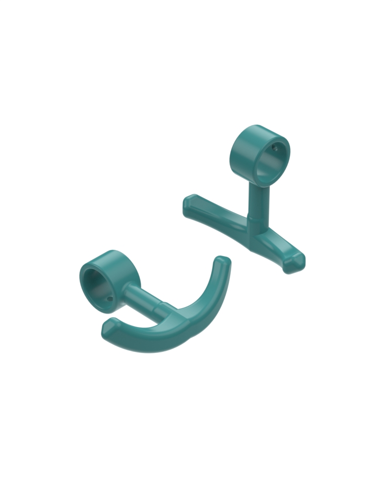 1818 Series Walking Stick Type Medical Plastic Accessoires