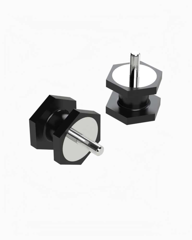 515 Series Single Bolt Connector Steel Supported Anti Vibration