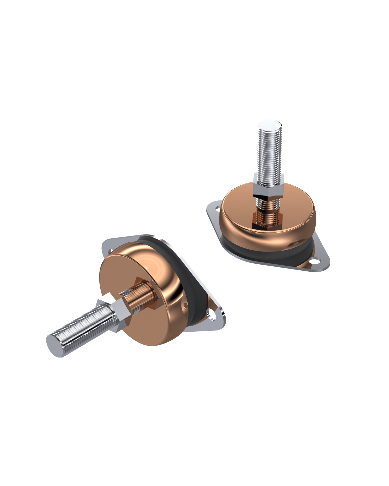 542 Series Single Bolt Hole Connector 

Fixed Metal Body Anti Vibration