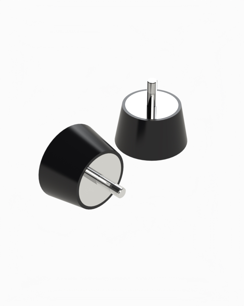 59 Series Single Bolt Connector Steel Supported Anti Vibration