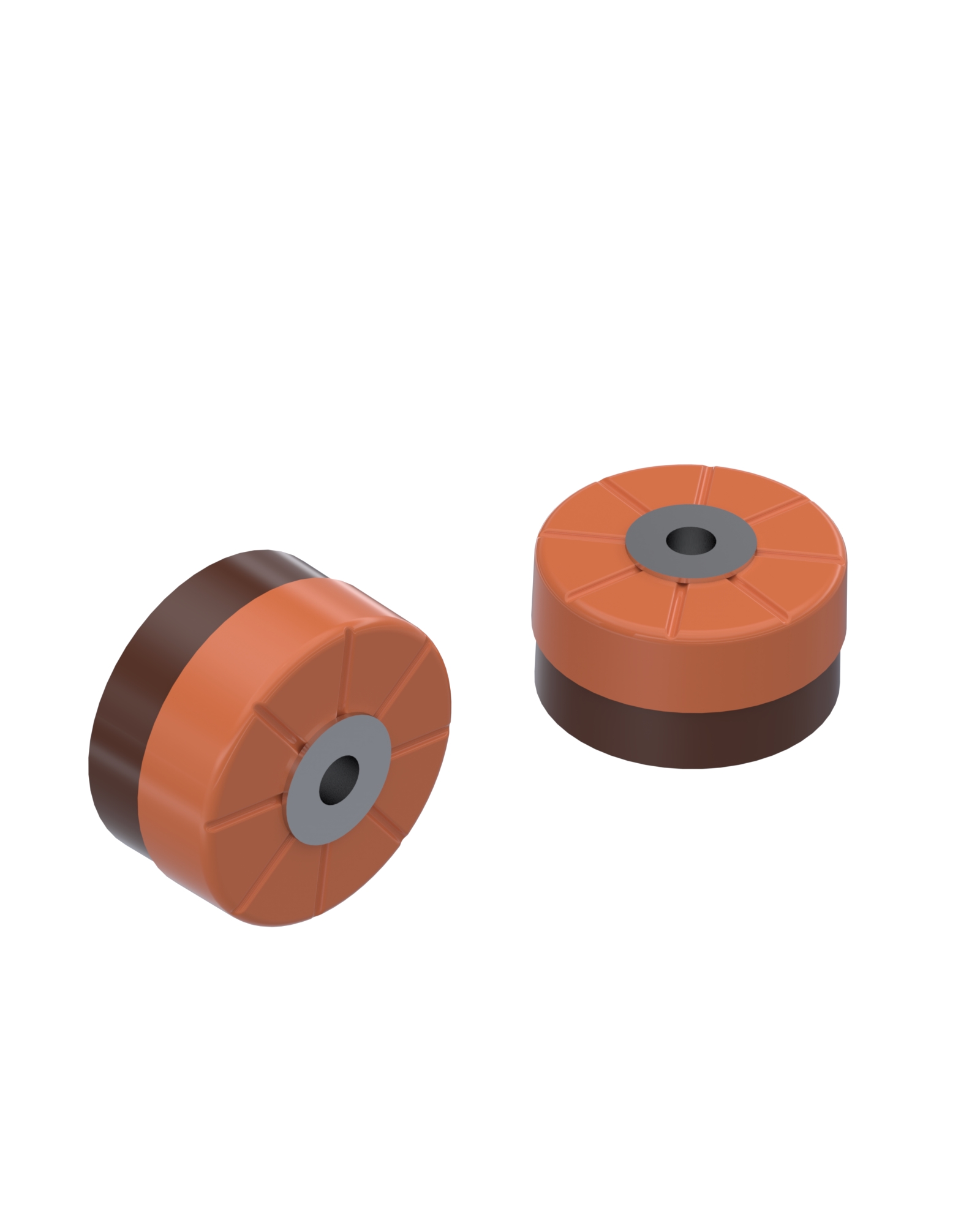 986 Series Metal Bodied Rubber Base